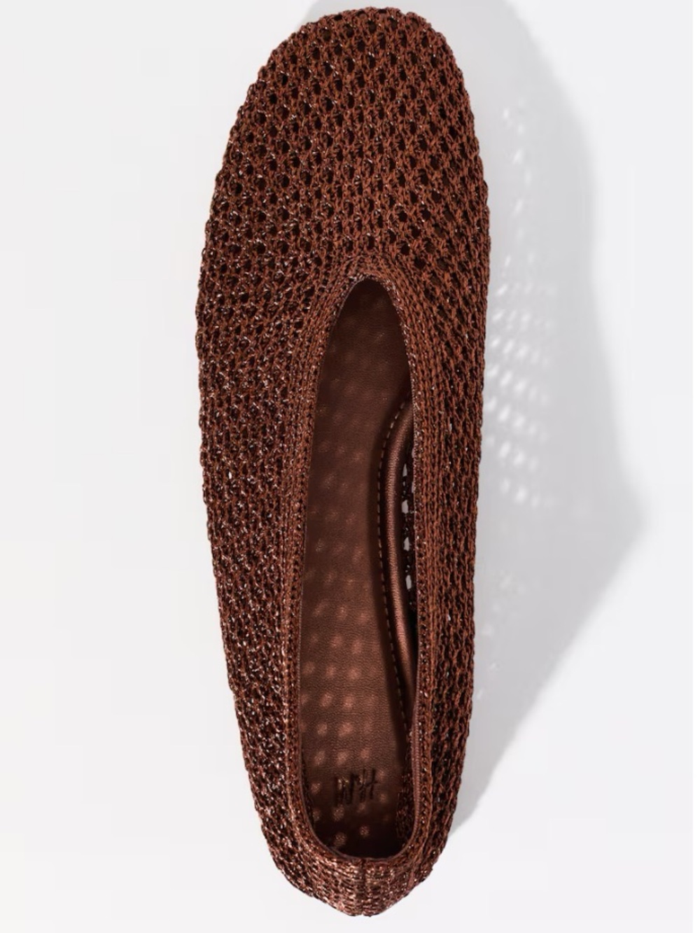 H&M Braided Flats - NWT - size 11 - Brown